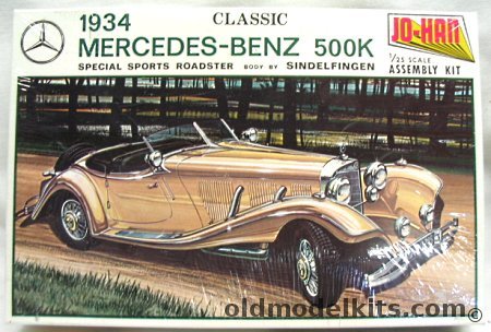 Jo-Han 1/25 1934 Mercedes Benz 500K Special Sports Roadster, GC-234 plastic model kit